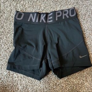 Nike Pro Women's Athletic Black Shorts